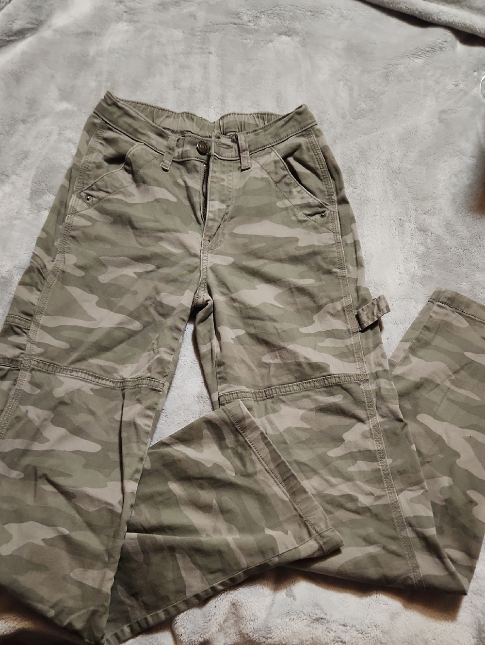 Arizona Jean Company Women's Olive Camo Cargo Pants